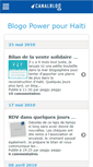 Mobile Screenshot of blogopowerhaiti.canalblog.com