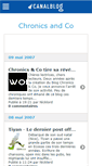 Mobile Screenshot of chronicsandco.canalblog.com