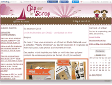 Tablet Screenshot of capsurlescrap.canalblog.com