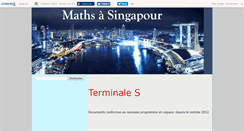Desktop Screenshot of mathasingapour.canalblog.com
