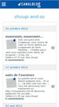 Mobile Screenshot of choupiandco.canalblog.com