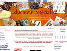 Tablet Screenshot of educateur.canalblog.com