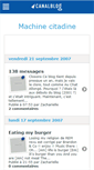Mobile Screenshot of machinecitadine.canalblog.com