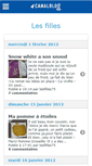 Mobile Screenshot of moilagrenouille.canalblog.com