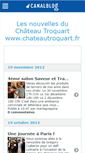 Mobile Screenshot of chateautroquart.canalblog.com