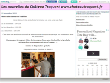 Tablet Screenshot of chateautroquart.canalblog.com