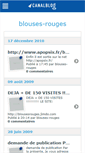 Mobile Screenshot of blousesrouges.canalblog.com