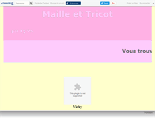 Tablet Screenshot of mailleettricot.canalblog.com