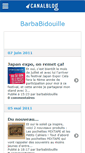 Mobile Screenshot of barbabidouille.canalblog.com