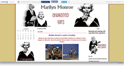 Desktop Screenshot of marilynmonroegif.canalblog.com