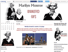 Tablet Screenshot of marilynmonroegif.canalblog.com