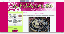 Desktop Screenshot of lesfoliesdelolie.canalblog.com