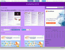 Tablet Screenshot of colette333.canalblog.com
