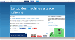 Desktop Screenshot of machineaglace.canalblog.com