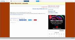 Desktop Screenshot of marcovichnews.canalblog.com