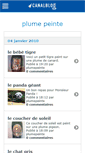 Mobile Screenshot of plumepeinte.canalblog.com