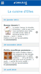 Mobile Screenshot of lacuisinedelles.canalblog.com