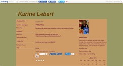 Desktop Screenshot of karinelebert.canalblog.com