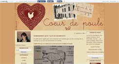 Desktop Screenshot of coeurdepoule.canalblog.com