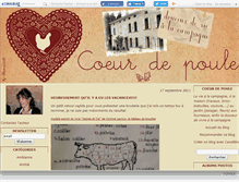 Tablet Screenshot of coeurdepoule.canalblog.com