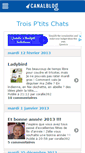 Mobile Screenshot of 123ptitschats.canalblog.com