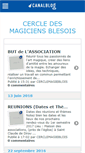 Mobile Screenshot of magieblois.canalblog.com