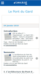 Mobile Screenshot of pontdugard33.canalblog.com