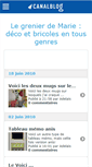 Mobile Screenshot of greniermarie.canalblog.com
