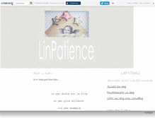 Tablet Screenshot of linpatience.canalblog.com