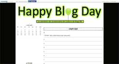 Desktop Screenshot of happyblogday.canalblog.com