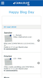 Mobile Screenshot of happyblogday.canalblog.com