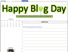 Tablet Screenshot of happyblogday.canalblog.com