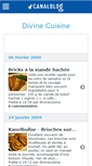 Mobile Screenshot of divinecuisine.canalblog.com