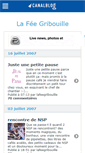 Mobile Screenshot of lafeegribouille.canalblog.com