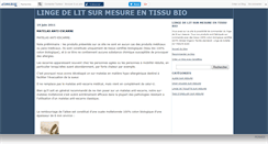 Desktop Screenshot of litsurmesure.canalblog.com