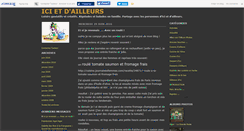 Desktop Screenshot of icietdailleurs.canalblog.com