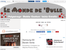 Tablet Screenshot of mondecreabulle.canalblog.com