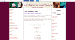 Desktop Screenshot of amourcosmethique.canalblog.com