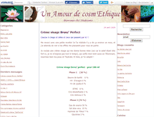Tablet Screenshot of amourcosmethique.canalblog.com