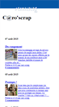 Mobile Screenshot of caroscrapfolie.canalblog.com