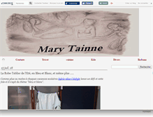Tablet Screenshot of marytainne.canalblog.com