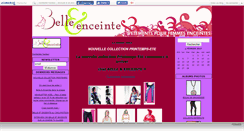 Desktop Screenshot of belleetenceinte.canalblog.com