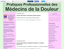 Tablet Screenshot of medecindouleur.canalblog.com