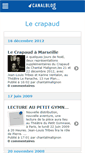 Mobile Screenshot of lecrapaud.canalblog.com