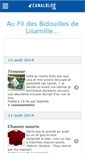 Mobile Screenshot of lisamille.canalblog.com