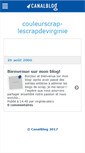Mobile Screenshot of couleurscrap.canalblog.com