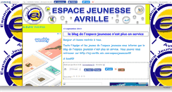 Desktop Screenshot of espacejeunesse49.canalblog.com