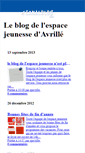 Mobile Screenshot of espacejeunesse49.canalblog.com