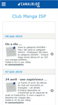Mobile Screenshot of clubmangaisp.canalblog.com