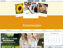 Tablet Screenshot of amariesque.canalblog.com